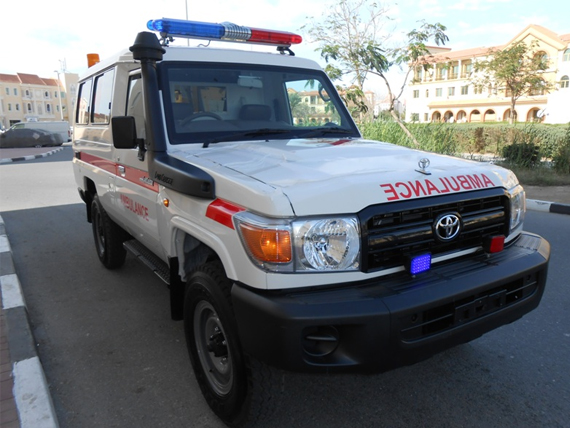 AMBULANCE VEHICLES  EXPORT DUBAI